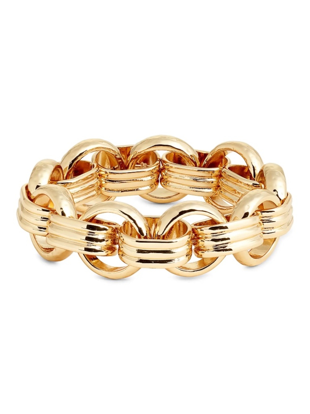 Gold Chunky Design Chain-Link Stretch Bracelet-Women's Jewelry-Nordstrom